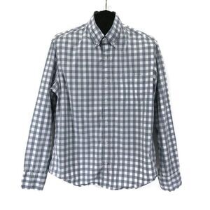 J. Crew Factory Slim Untucked Flex Casual Shirt Men's Large Check Gingham Woven